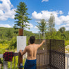 Onsen 7L Outdoor Propane Portable Tankless Water Heater 1.8 Gal/Min 50K BTU with Pump, Accumulator & Hose Kit