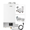 Onsen 14L Indoor Natural Gas Tankless Water Heater 3.7GPM 100K BTU (w/ 3 Inch Wall Vent Kit & Air Intake Kit)
